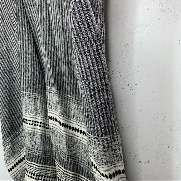 Loft Fringe Kimono Shawl Open Front Cardigan Sweater One Size - Picture 8 of 14